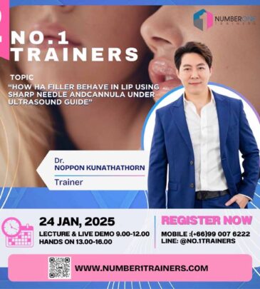 Lecture & Live demo “How HA filler behave in lip using sharp needle and cannula under ultrasound guide” 24 Jan 2025