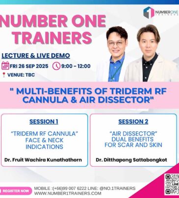 Multi-Benefits of Triderm RF Cannula & Air Dissector 26 Sep 2025